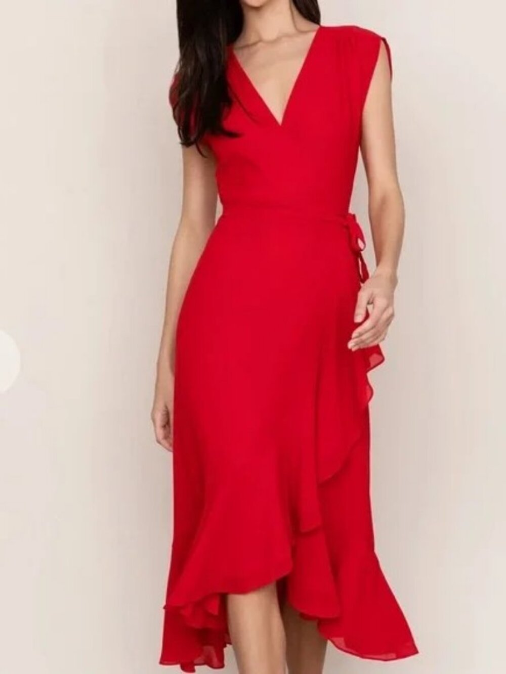 Yumi Kim Santorini Crepe Wrap Dress